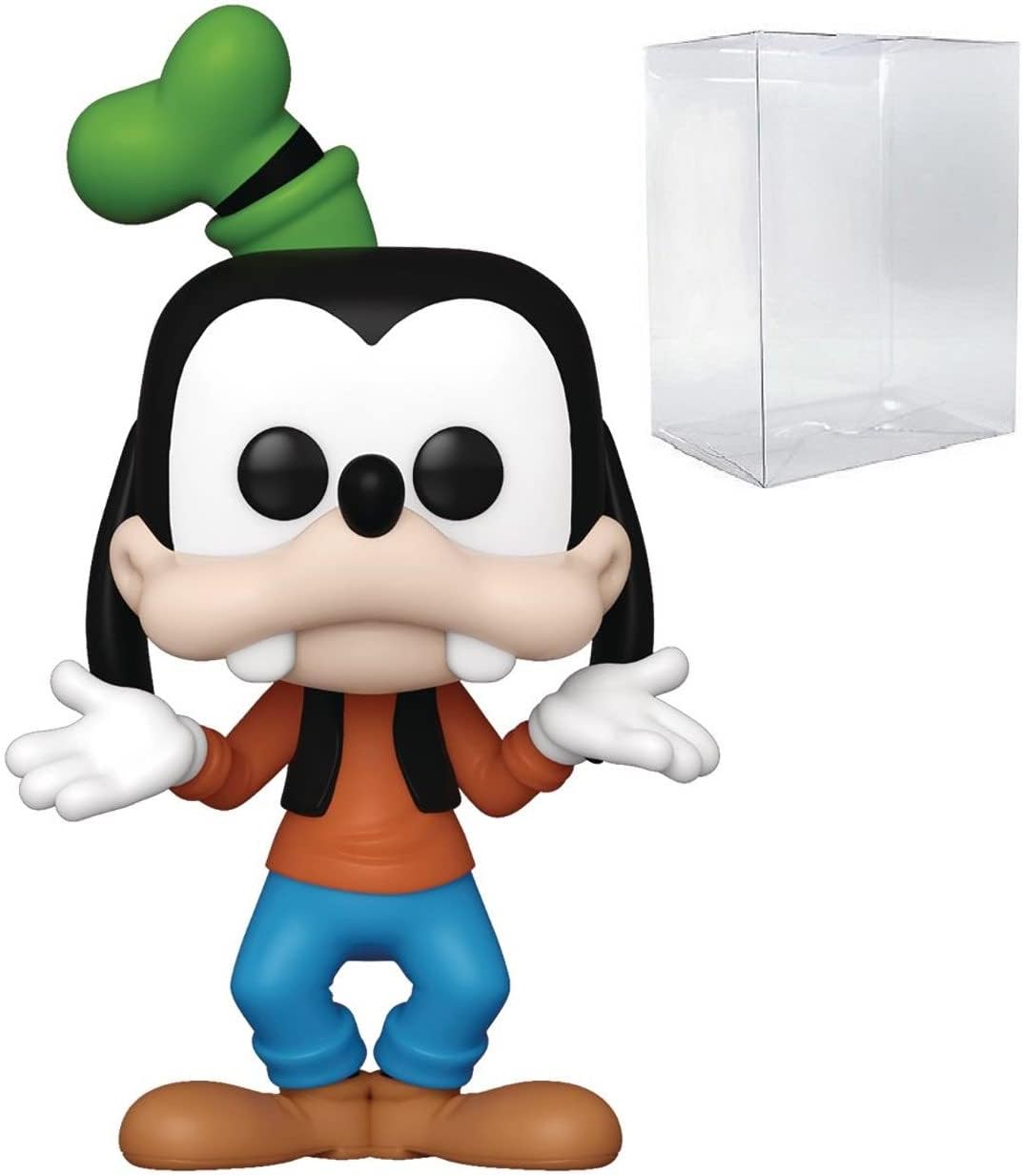 POP Disney Classics: Mickey and Friends - Goofy Funko Vinyl Figure (Bundled with Compatible Box Protector Case), Multicolored, 3.75 inches