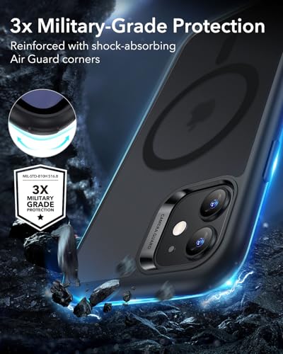 ESR Classic Hybrid für iPhone 11 Hülle, Mattschwarz – Ansicht 4