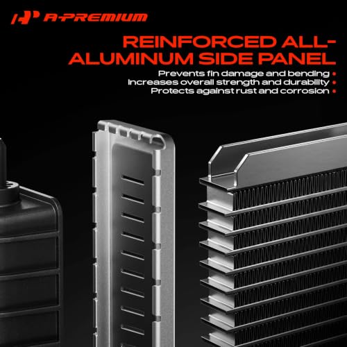 Image of A-Premium Engine Coolant Radiator Assembly with Transmission Oil Cooler