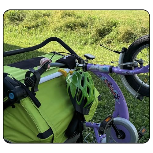 GuNaMa Laufrad & Kinder Fahrrad Halterung für Thule Chariot ab 2017 Sport Cross Cab Lite 2, Kinderwagen, Halter für Thule Fahrradanhänger, Fahrradhalter, Zubehör, Fahrradträger, Fahrradhalterung