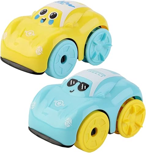 Cabilock Juguetes de baño para bebés, juguetes de bañera, juguetes de baño para bebés, 2 piezas, cuerda mecánica, coche, juguete trasero, conjunto