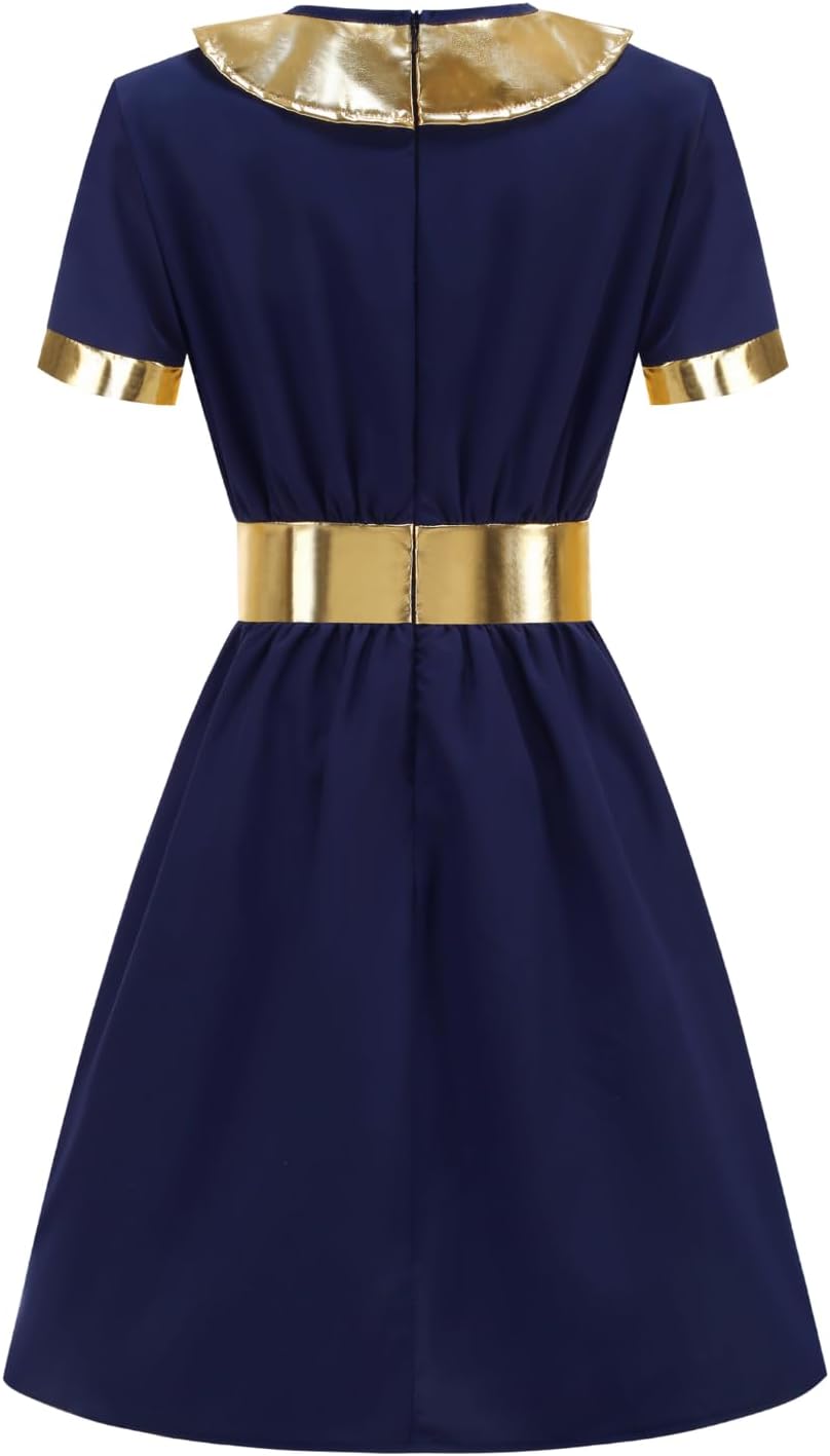 yolsun Boys Egyptian Costume Pharaoh Costumes for Kids Egypt King Outfit for Halloween Cosplay Carnival Party Dress Up