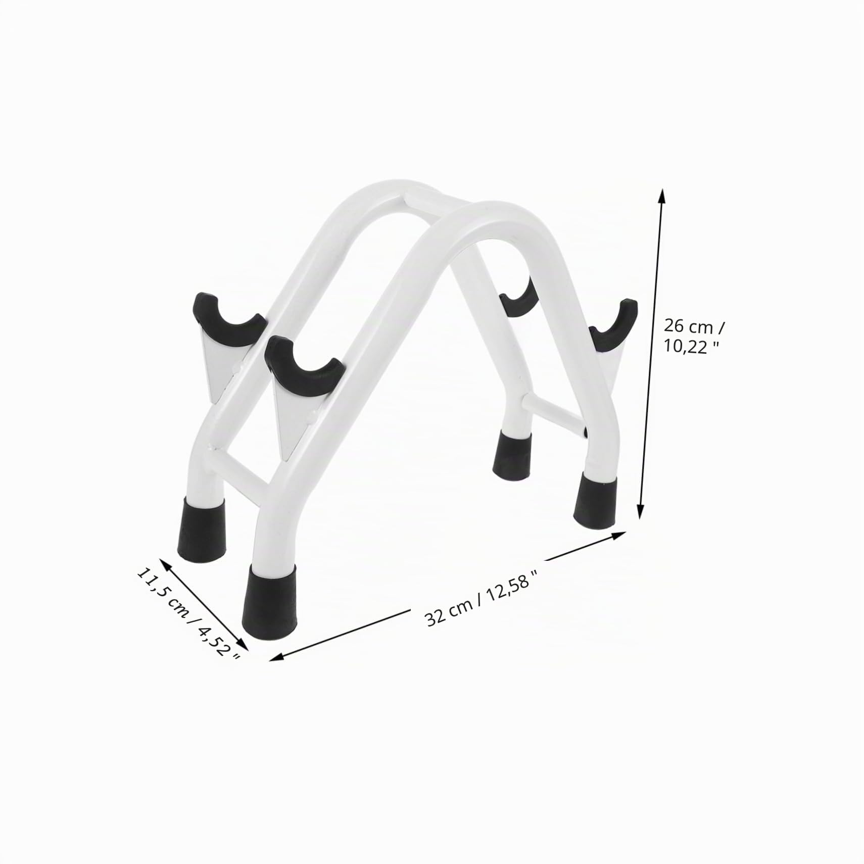 Soporte para Mancuernas de Gimnasio Estante Resistente y Duradero para Pesas Organizador de Mancuernas con Base Estable y Protección para Suelo