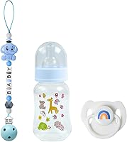 Vista 9 de SCOM Juego de accesorios para muñecas Reborn – Chupetes magnéticos transparentes arcoíris y biberones reutilizables extraíbles para muñeca bebé