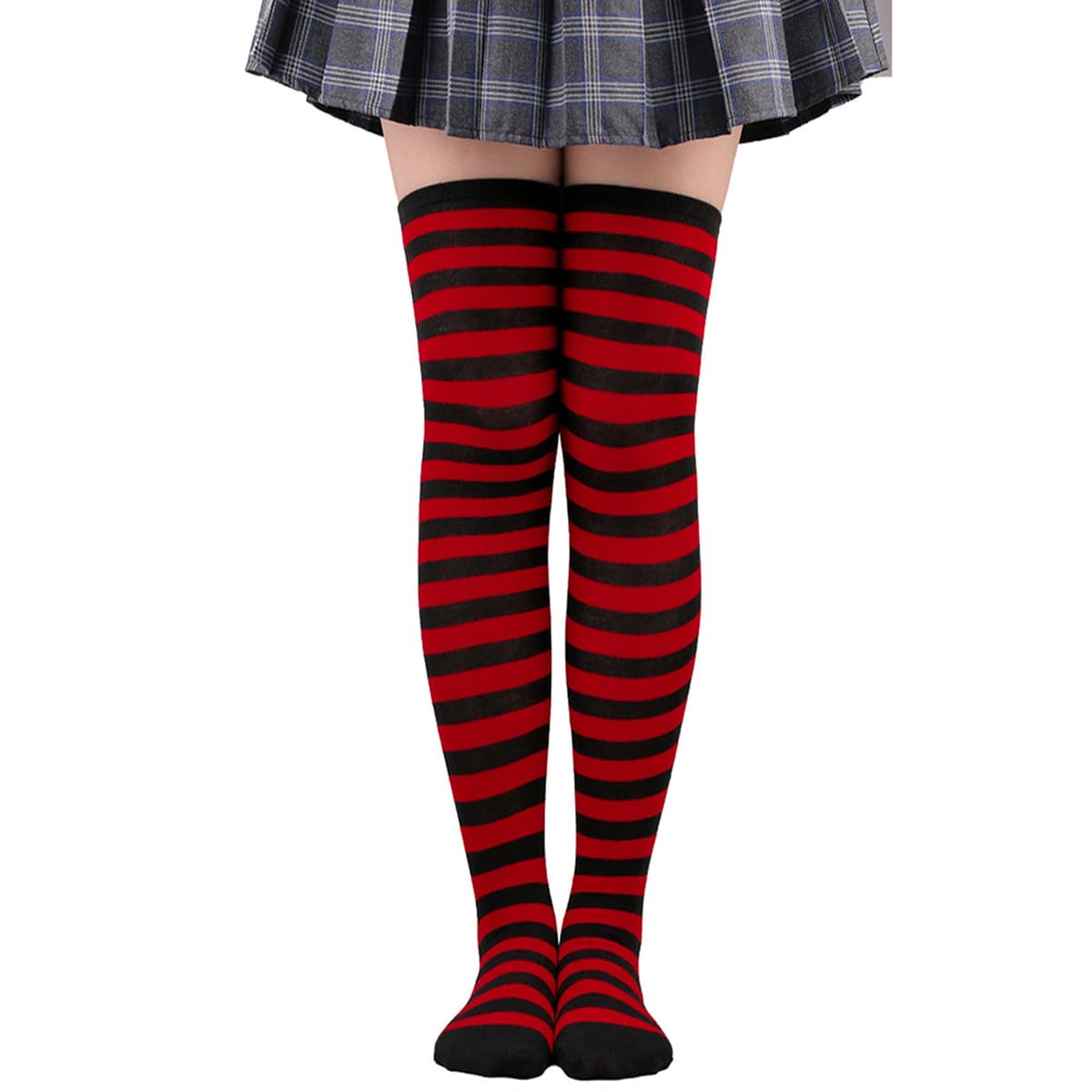 Knee High Socks Women Crazy Socks Striped