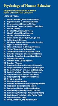 DVD Psychology of Human Behavior Book