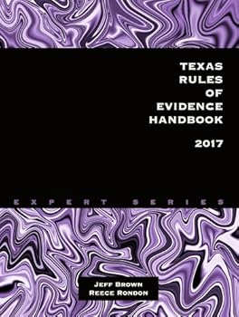Paperback Texas Rules of Evidence Handbook 2017 Book