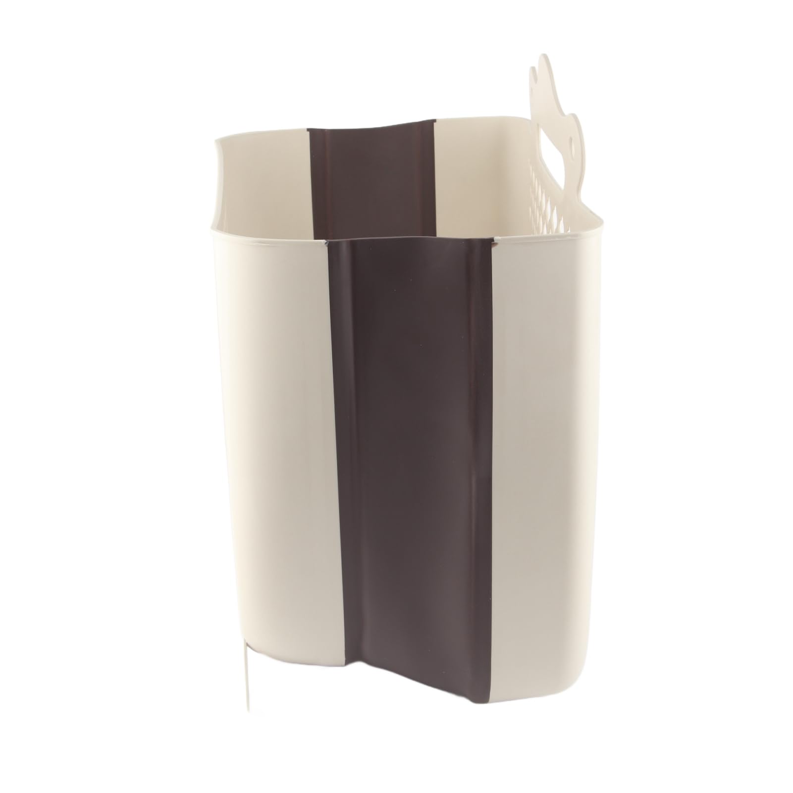 Cesto per Biancheria Appeso in Plastica, Cesto per Vestiti Sporchi Pieghevole Salvaspazio con Design a Parete, per Armadio WC del Bagno (Grande)