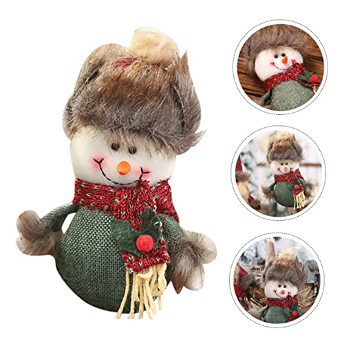 ULDIGI 1 Peça De Pano De Saco De Natal Boneca De Brinquedo Lenhoso Presentes De Madeira Americana De