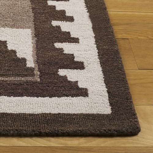 Tapete SAFAVIEH 6x9 Rectangular de Lana Hecho a Mano miniatura 3