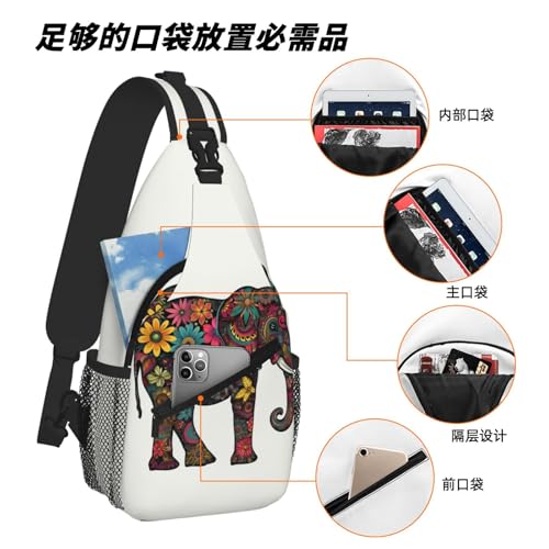 Mochila tipo Sling unisex para viaje y senderismo miniatura 6
