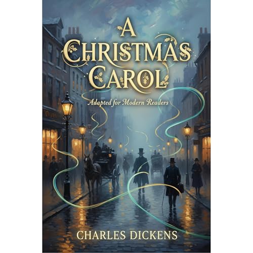 A Christmas Carol Audiolibro Por Charles Dickens, Jeremy Dinhington arte de portada
