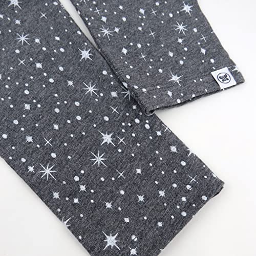 Honestbaby Girls' Organic Cotton Leggings Multipack, 5-Pack Pattern Play, 5T #TOP1