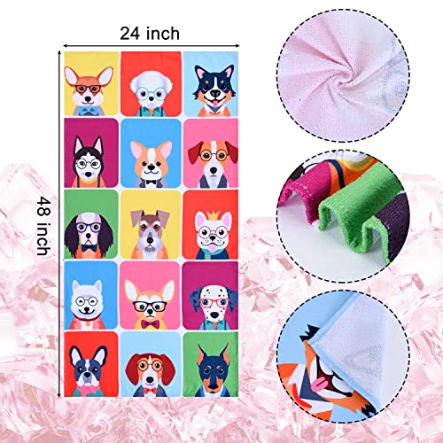 Livilan Funny Dog Beach Towel For Women Girls Kids, 24”X48” Small Microfiber Pool Shower Bath Swimming Towel, Soft Thin Quick Dry Sand Free Towel Gifts, Animal Clearance Towel For Home Decor #TOP6