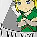 style3 I Am Not Zelda Camiseta para Hombre T-Shirt Link Hyrule Gamer,...