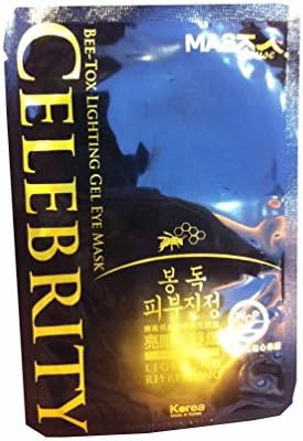 Celebrity Bee-tox Lighting Gel Eye Mask By Mask House. Lighting Refreshing. (23 G/ sheet)