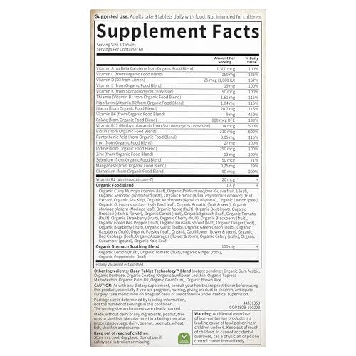 Garden of Life Organics Prenatal Multivitamin, Non-GMO, Vegan, 60 Servings - image 9