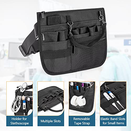 Damero Nurse Bag Nurse Fanny Pack with Tape Holder,Nurse Waist Organiser - Image 3