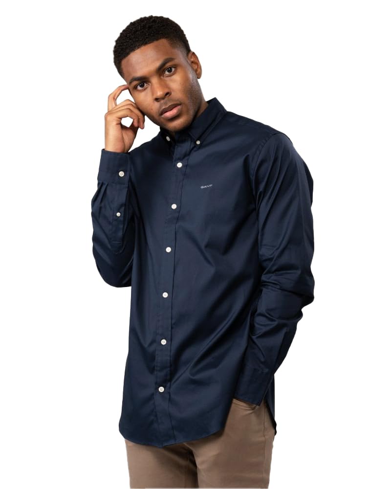 Camisa Gant Hombre Camisa GANT Reg Poplin Vestir Hombre Corte