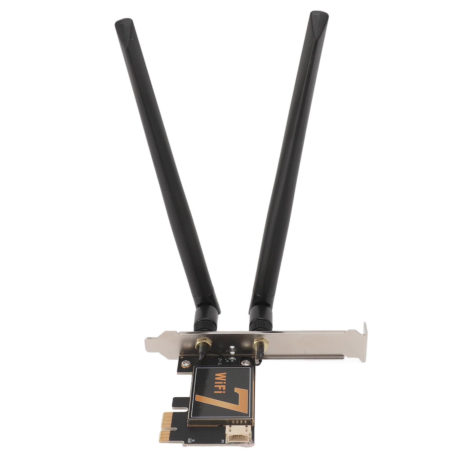 Adattatore per Scheda di Rete Wireless, Scheda WiFi PCI Ex1 WIFI7 Segnale Efficiente BE200NGW Plug and Play con Antenna 8DB per PC Desktop