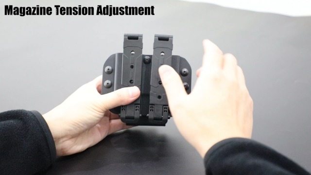 Amazon.com : Kydex Tactical Handcuff/Mag Combo Pouch - Fits 9mm