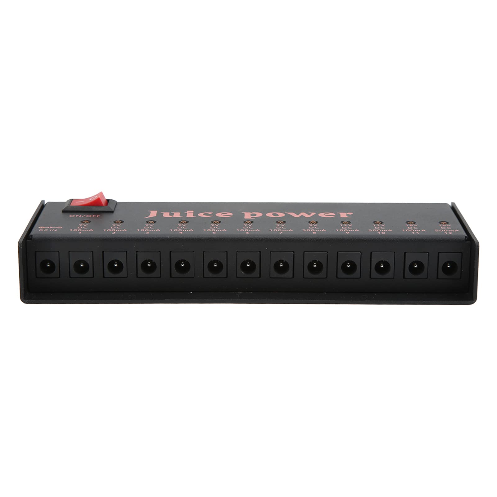 Mehrkanal-Pedal-Netzteil, Vollmetallgehäuse 9V 12V 18V Effektpedal-Netzteil DC-Ausgang 100mA 500mA Kurzschlussschutz für digitale Effekte(#2)