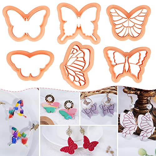 Puocaon Monarch Butterfly Clay Cutters - 6 Shapes...