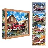 Sporticulture NCAA Georgia Bulldogs LED Lite Box 10' x 8' – Backlit Picture Frame with 4 Seasonal Art Slides – Light Up Wall Display for Dorm Room, Game Day Decor, or Office