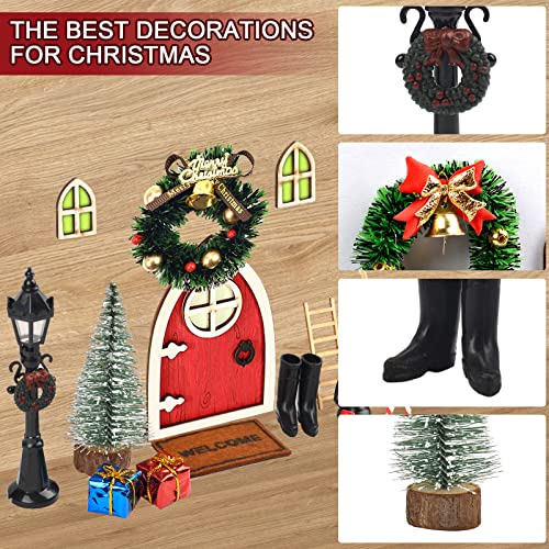 Vibbang 19 Pezzi Porta Elfo Natale Kit, Porta Elfo...