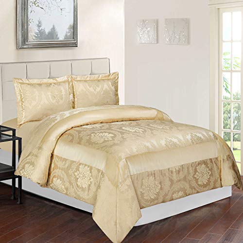 Lussuoso set da 3 pezzi con copriletto trapuntato