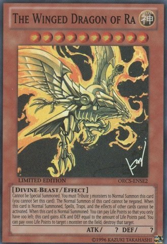Yu-Gi-Oh! - The Winged Dragon of Ra (ORCS-ENSE2) - Order of Chaos