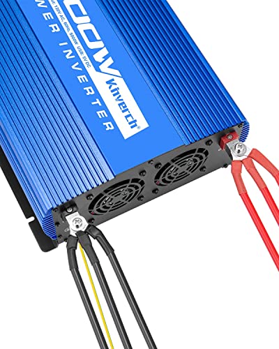 Kinverch 5000W Power Inverter 12V To 110V Car Inverter 4Ac Outlets 2Usb Ports For Camping/Truck/Rv/Home #TOP3