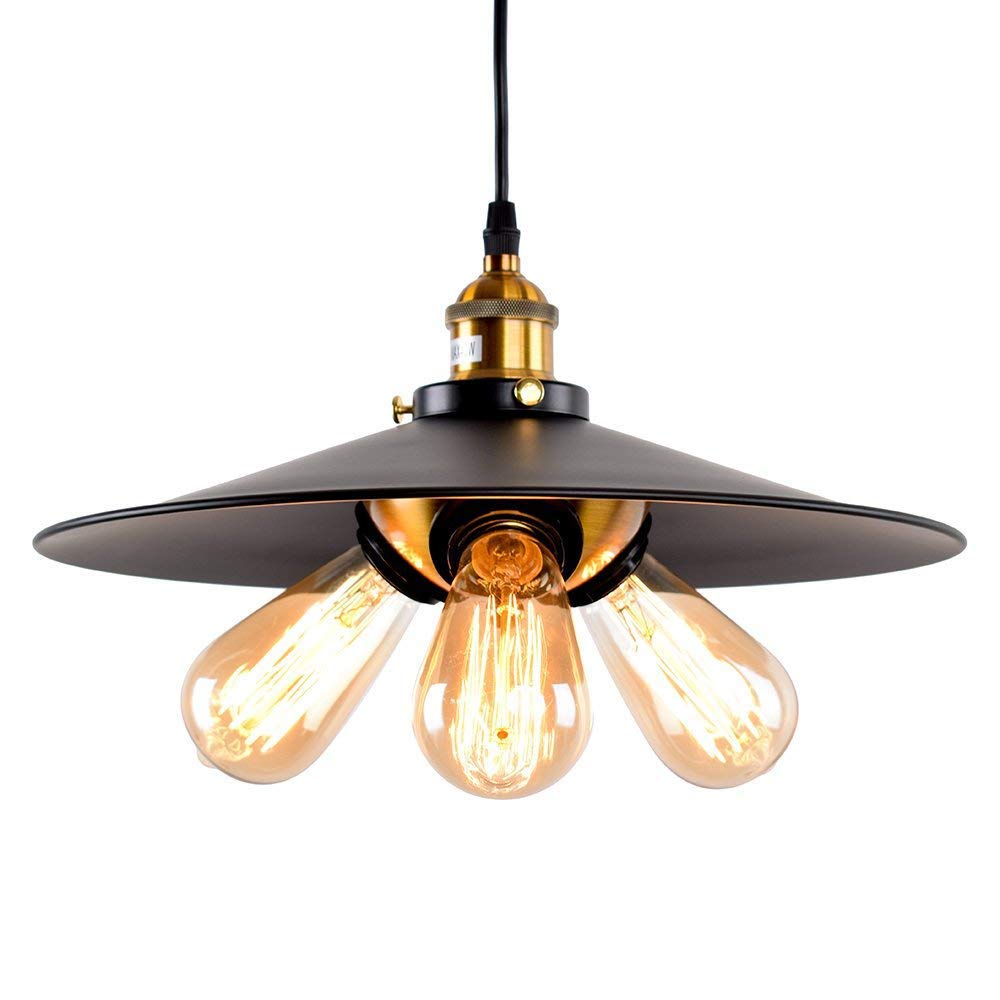 Plafonnier suspension industriel E27 pour éclairage de cuisine - 8