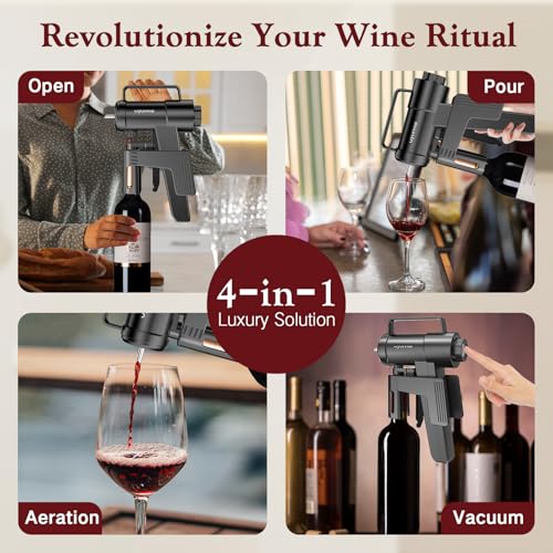Conserva el vino un mes con este conservador de vino eléctrico sin accesorios 7