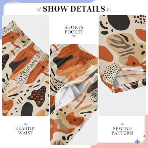 Pajama Pants Abstract Leopards PJ Bottoms Sleepwear Lounge Sleep Pant with Pockets4