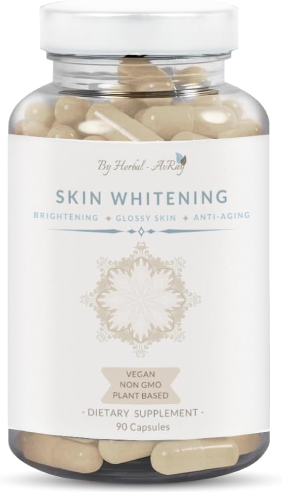 Glutathione Skin Whitening Pills – Natural Lightening Pills with Collagen, Dark Spot Remover, Glutathione Supplement with Anti-Aging & Antioxidant Effect, 90 Vegan Capsules