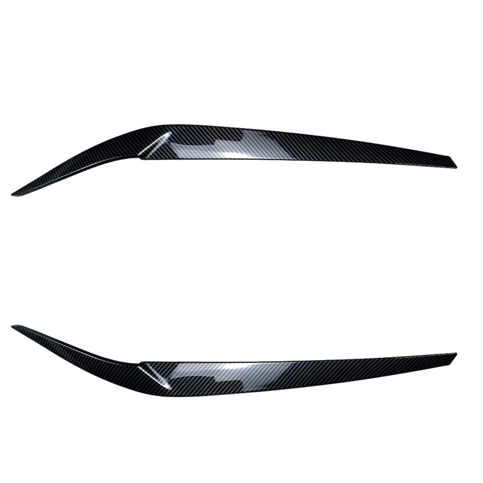 Car Accessories Headlight Eyelids Eyebrows Sticker for 5 Series G30 G31 G38 F90 M5 525I 530I 540I 2017-2021(Carbon Look)