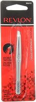 Revlon Slant Tip Tweezers Stainless Steel Pack of 2 - Precision Aligned Tips for Accurate Easy Tweezing