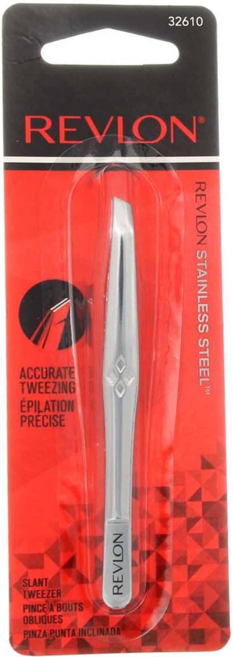 Slant Tip Tweezer, 1 Count