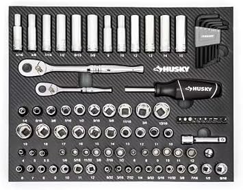 Husky Mechanics Tool Set in EVA Foam 94-Piece