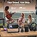 [1200 ANSI/Auto Focus & Keystone/Built-in APPs] 4K Outdoor Projector with Wifi and Bluetooth, Smart Portable Proyector with Built in Apps Netflix/YouTube/PrimeVideo & Dolby, Home Theater with HDR10+