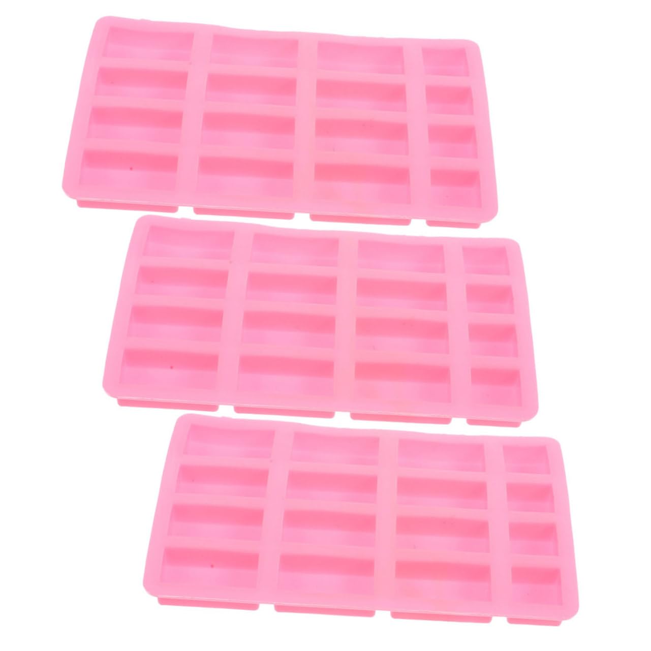 TOKIDNY Silicone Mini Brick Mold 3pcs for DIY Tiny Brick Making and Sandbox Model Building Projects Random Color