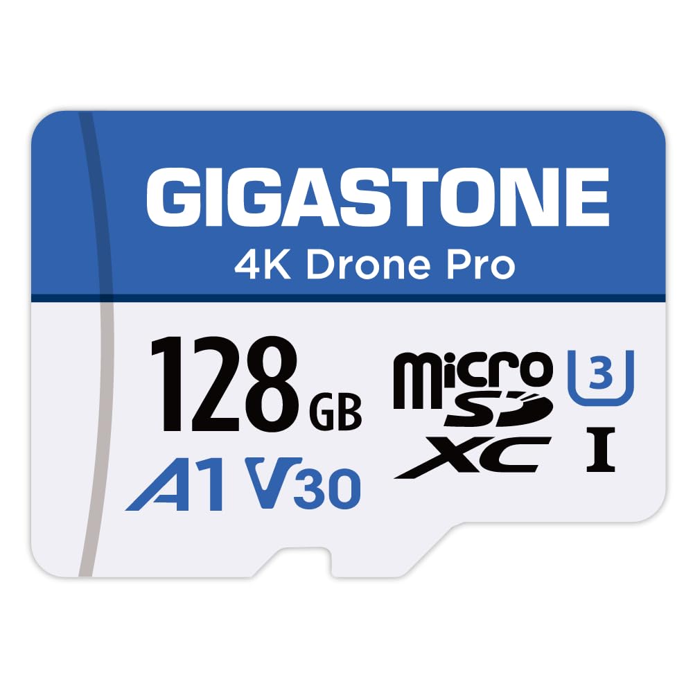 GIGASTONE 128GB Micro SD Card, 4K Drone Pro, MicroSDXC Memory Card for Wyze Cam, Security Camera, DJI Drone or Action Camera, 4K Video Recording, UHS-I U3 A1 V30, 100MB/s, with Adapter.-image-15