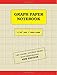 Graph Paper Notebook: 1/16 inch thin (0.5pt) and 1 inch thicker (1pt) light gray grid lines (imperial, 120 pages): double-sided, non-perforated, perfect binding, notebook size = 8.5 x 11