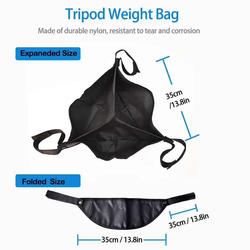 Sand Bag Selens Black Tripod Weight Bag Durable Universal For