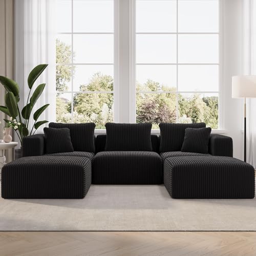 Novilla 106' Modular Sectional Sofa, Modern Cloud Sectional Couch with Smarts Coil® Support,...
