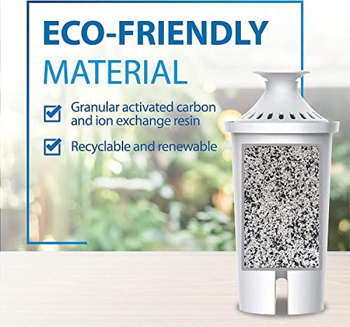 FilterLogic NSF Certified Pitcher Water Filter, Replacement for Brita® Classic 35557, OB03, Mavea® 107007, Brita® Pitchers Grand, Lake, Capri, Wave and More (Pack of 3)