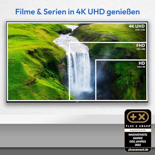 MEDION X16514 (MD 31643) 163,8 cm (65 Zoll) Fernseher (Smart-TV, 4K Ultra HD, HDR, VIDAA Store, Netflix, Prime Video, Disney+, DAZN, Paramount+, HbbTV, PVR, Bluetooth) – Bild 3