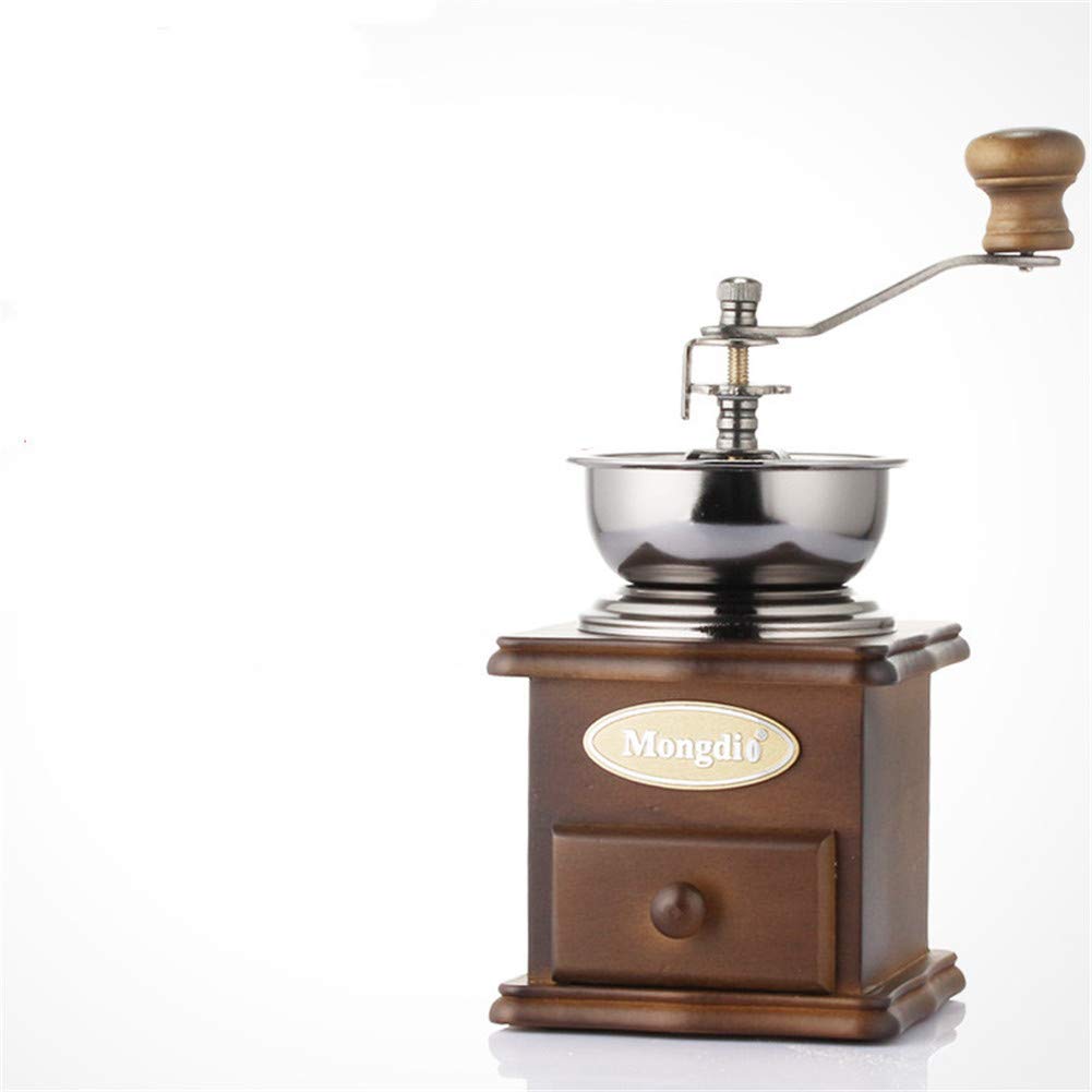 Molinillo de Mano, Molinillo de café Manual, Molinillo de Rebabas cónico Molino de café de manivela portátil para el hogar y los Viajes, Suministros de Cocina