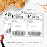 PrintWorks półarkusz perforowany papier 8,5 x 11, 20 funtów, 2500 kartek, biały (04116C)